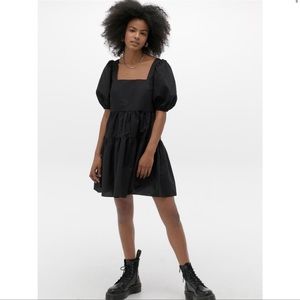 Urban outfitters black babydoll dress